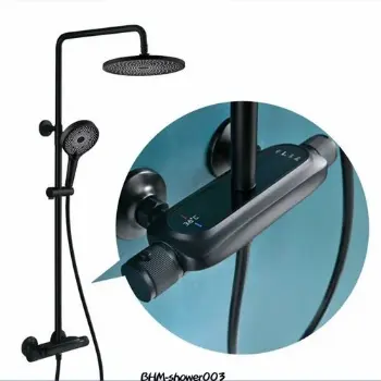 Black Shower System